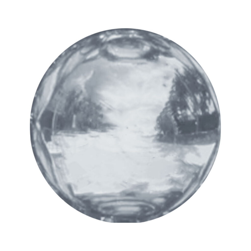 Inflatable Silver Sphere, 10'