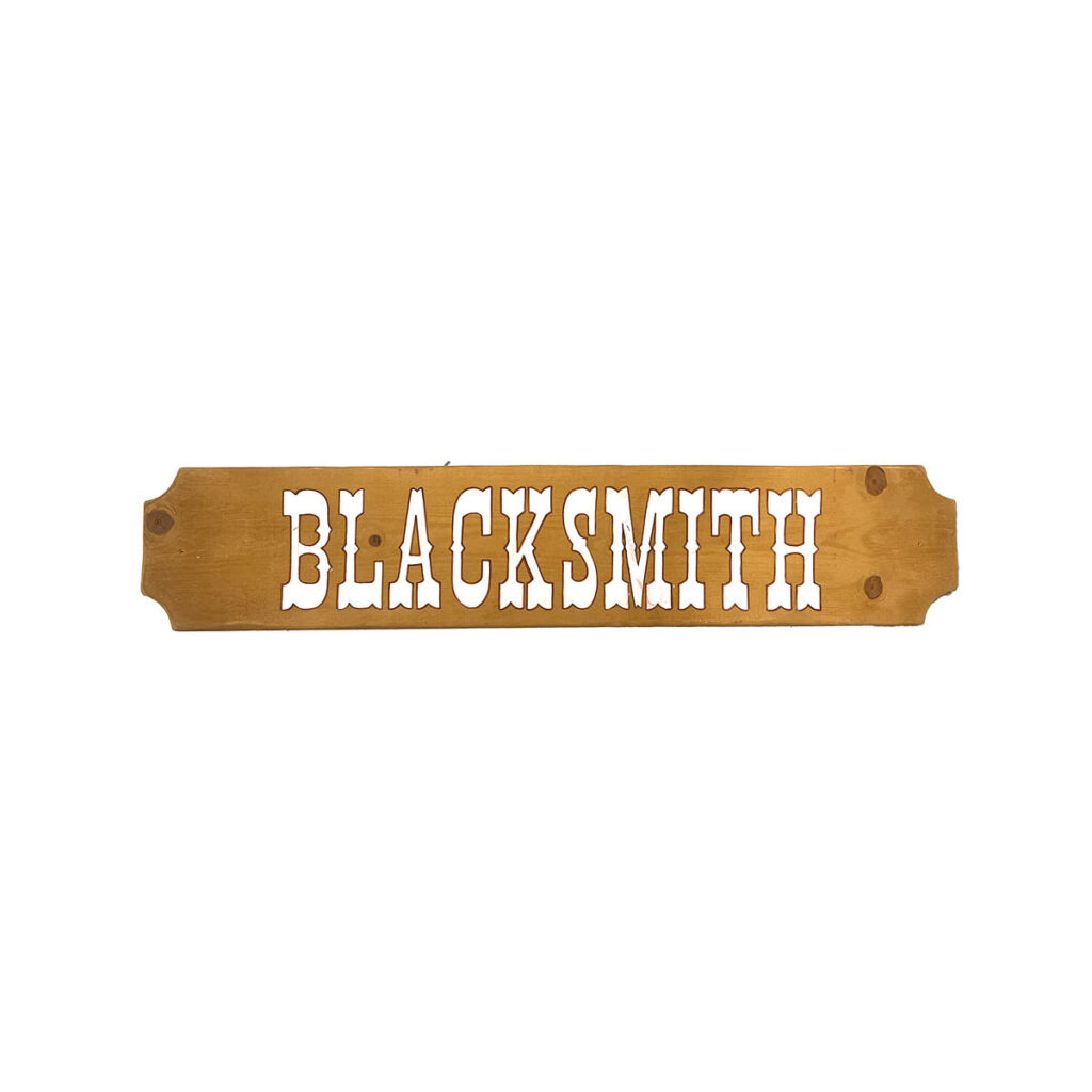 Western Sign, Blacksmith