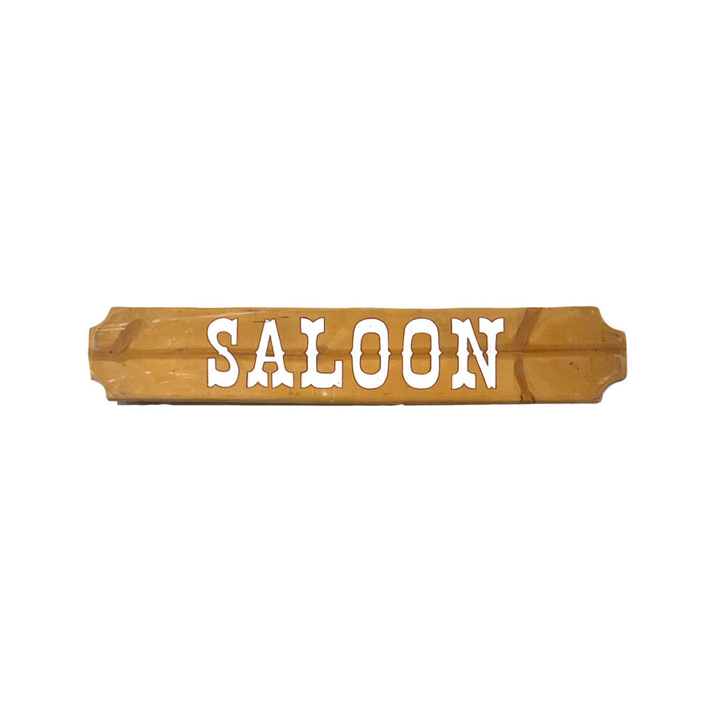 Wesern Sign, Saloon