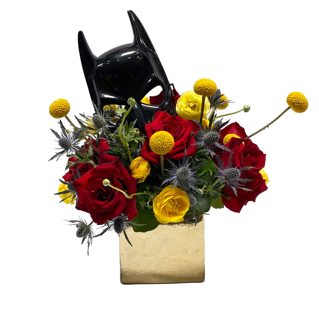 Superhero Themed Cocktail Table Centerpiece