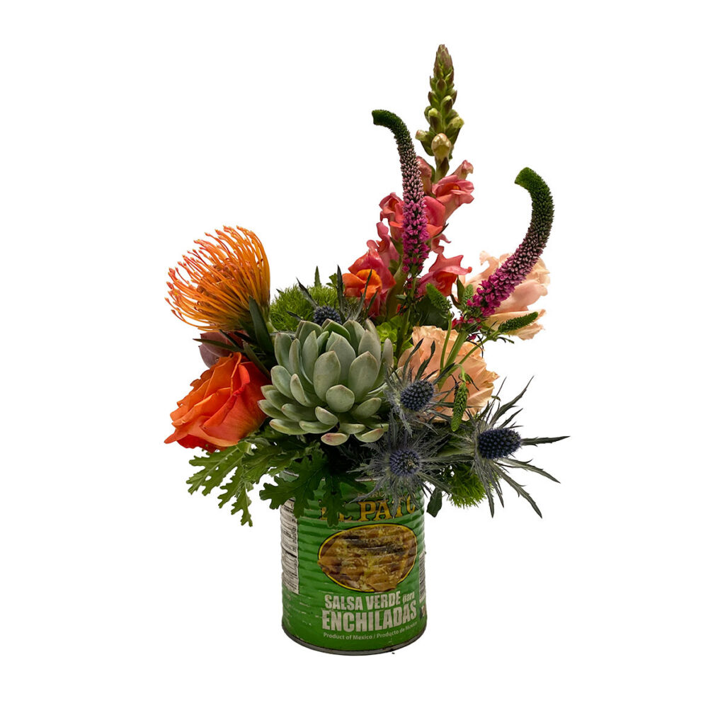 El Pato Can Highboy Table Centerpiece