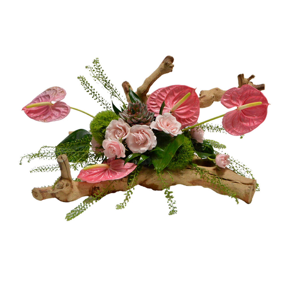 Driftwood & Floral Lounge Arrangement