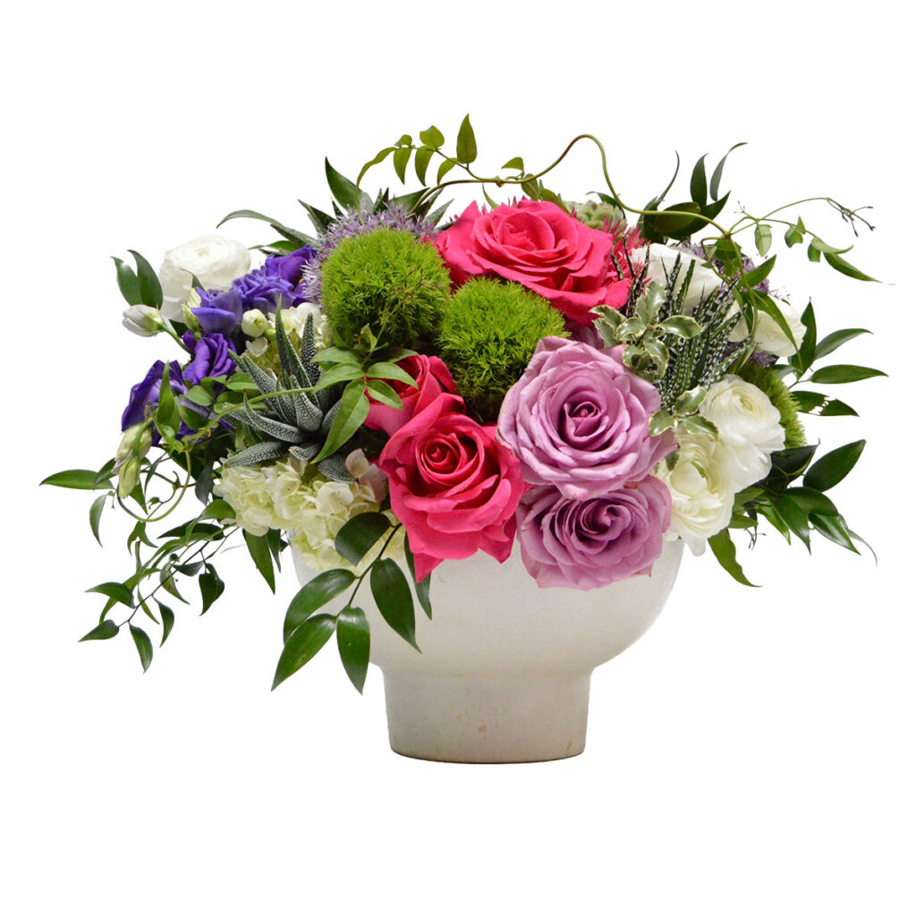 Pink & Purple Seasonal Floral Lounge Arrangement