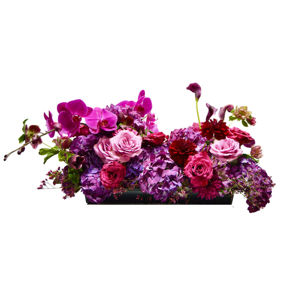 Purple Seasonal Floral Lounge Arrangement