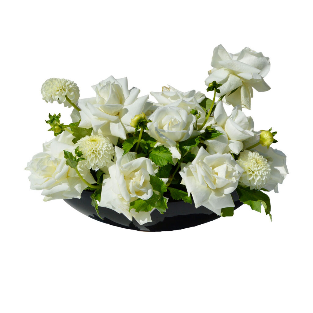 White Seasonal Floral Lounge Arrangement