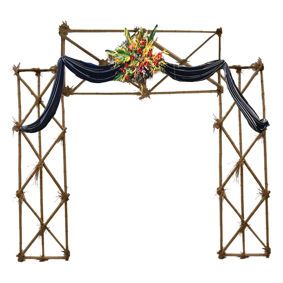 Tropical Floral Arch Treatments
