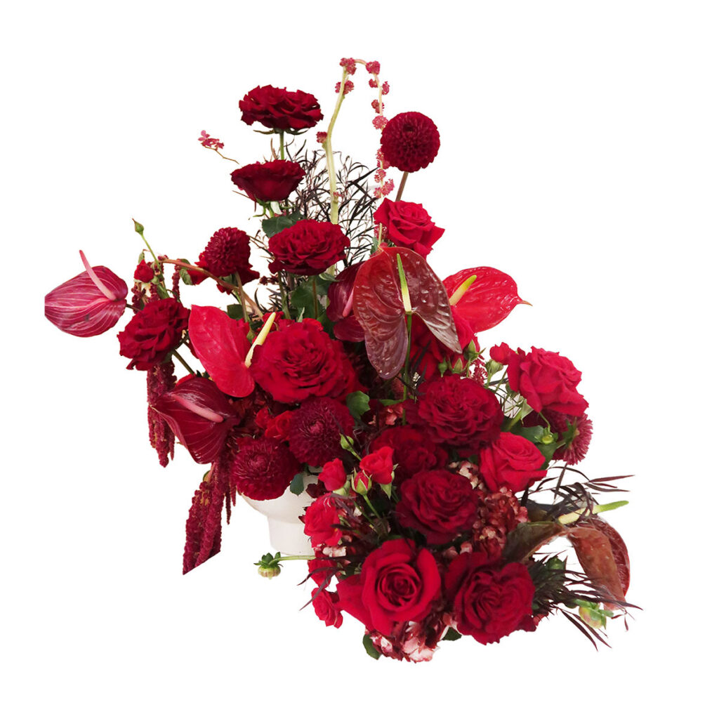 Red Modern Bar Floral