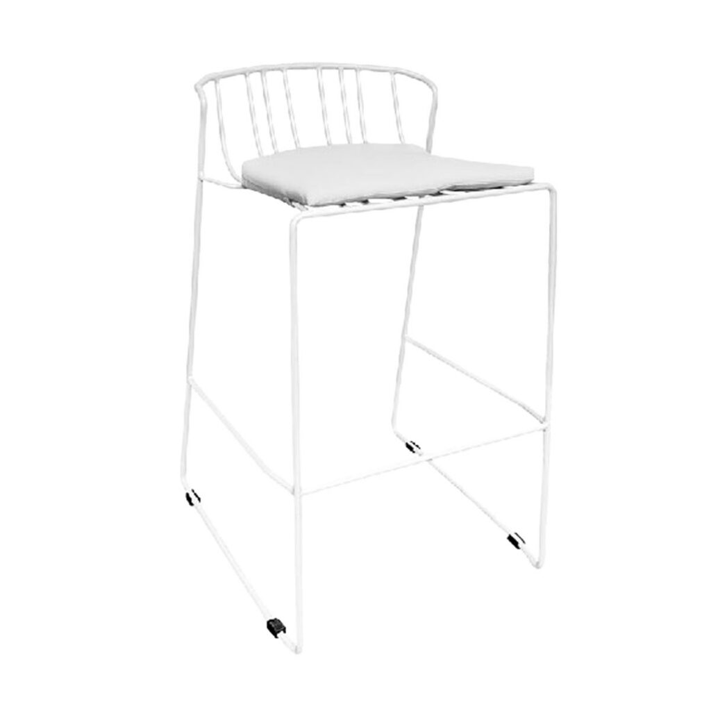 Bliss Bar Stool, White