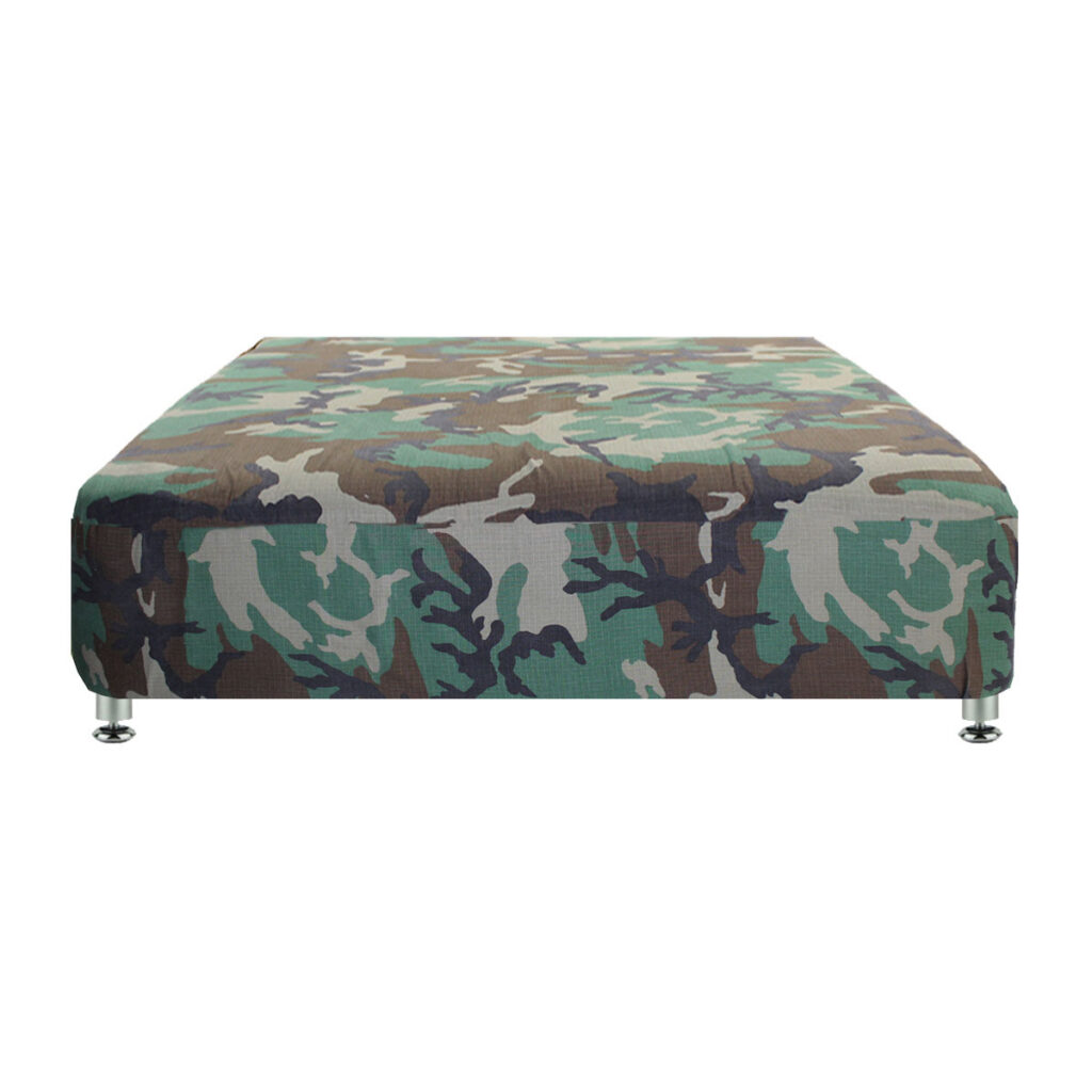 Camo 4' Square Ottoman