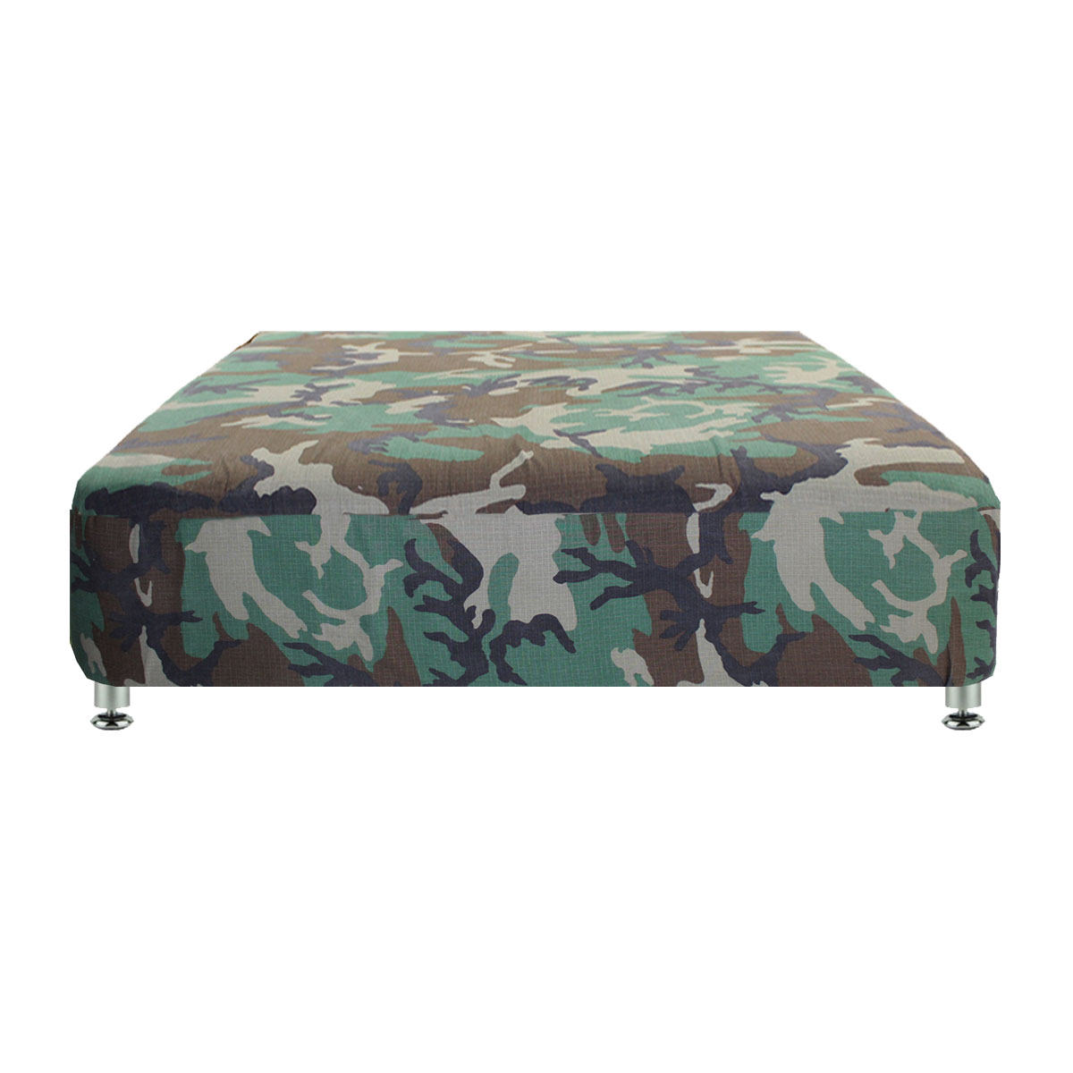 Camo 4' Square Ottoman