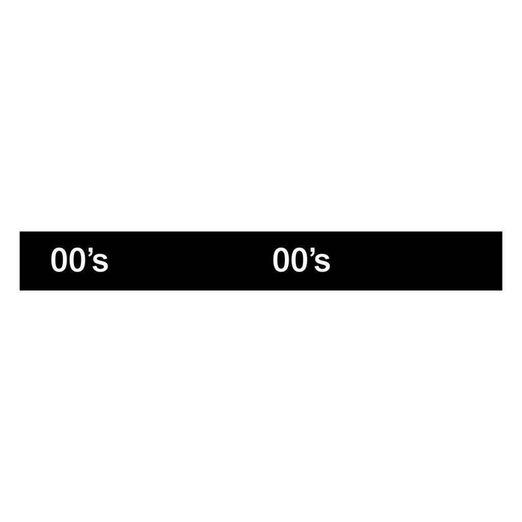 Stage Skirt, Black Decades "00s"