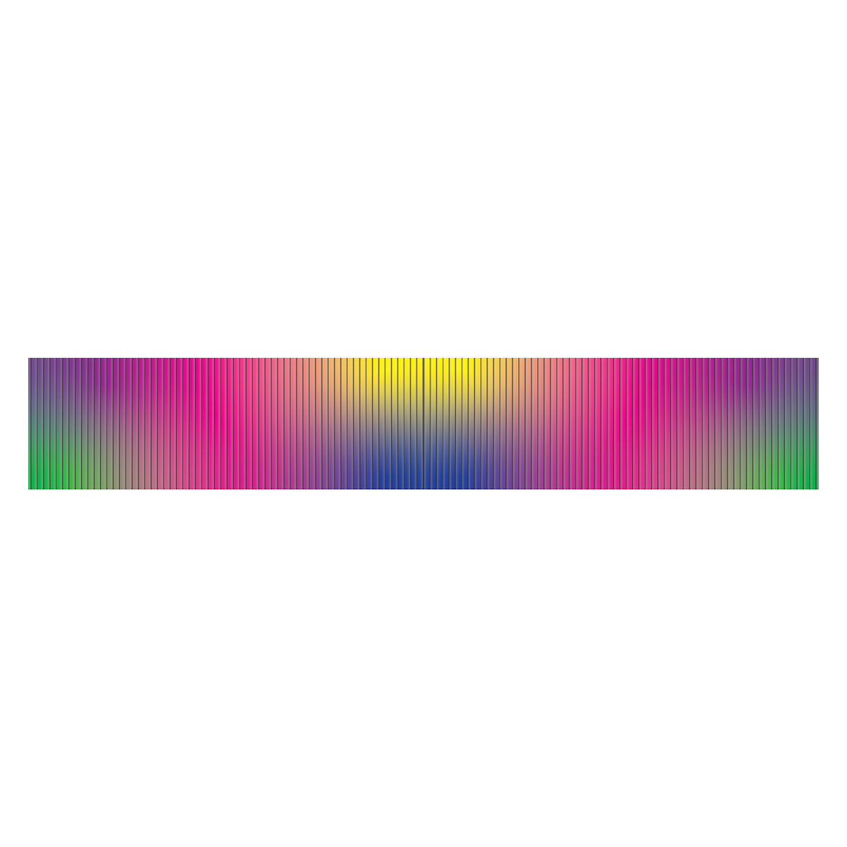 Stage Skirt, Wavelength Rainbow, Flat