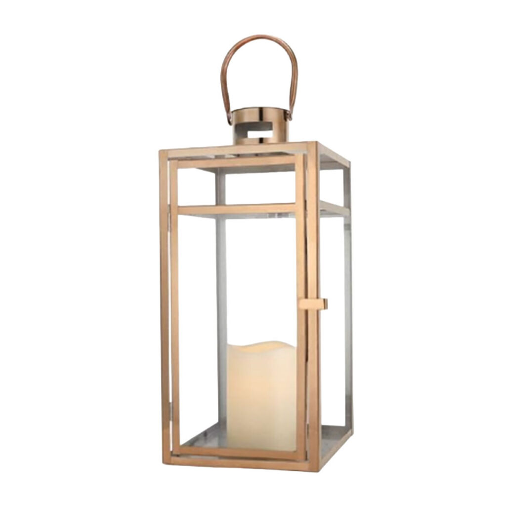 Rose Gold Lantern Square Top