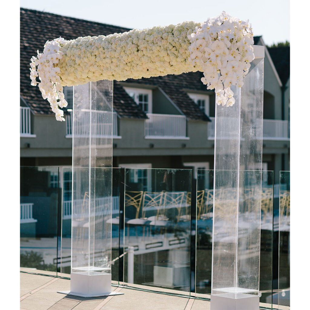 Wedding Arch Floral Treatment